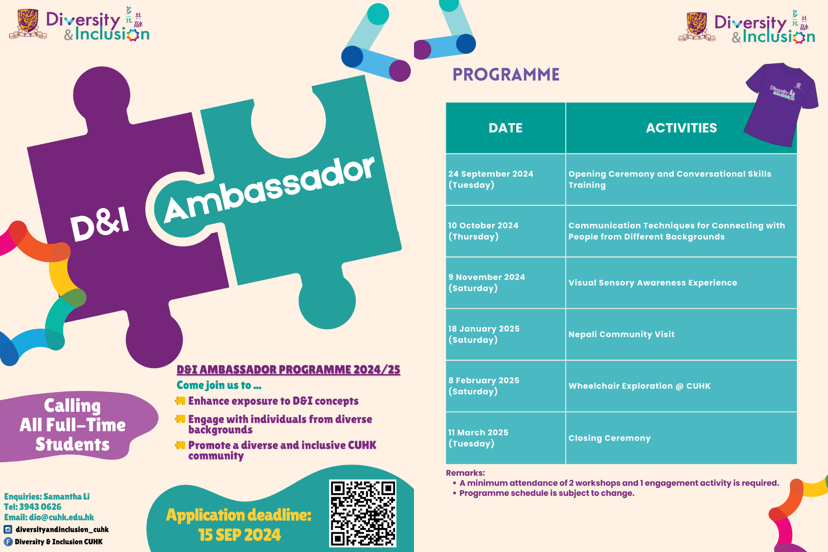 D&I Ambassador Programme 2024/25